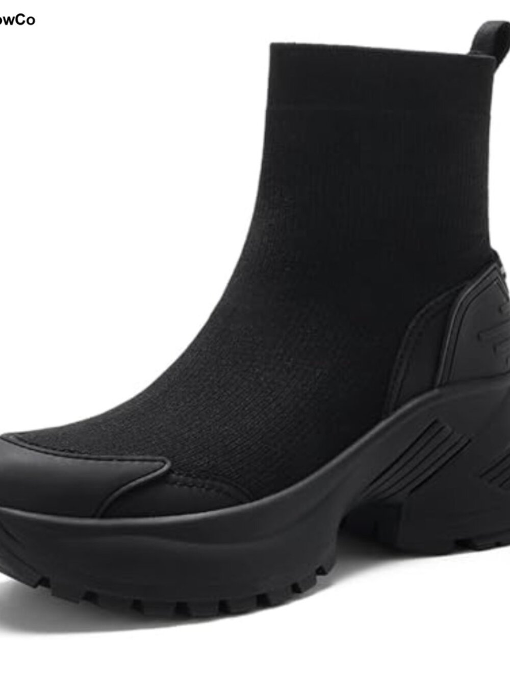 Women's Platform Ankle Boots Chunky Chelsea Short Fall Booties Zip Combat